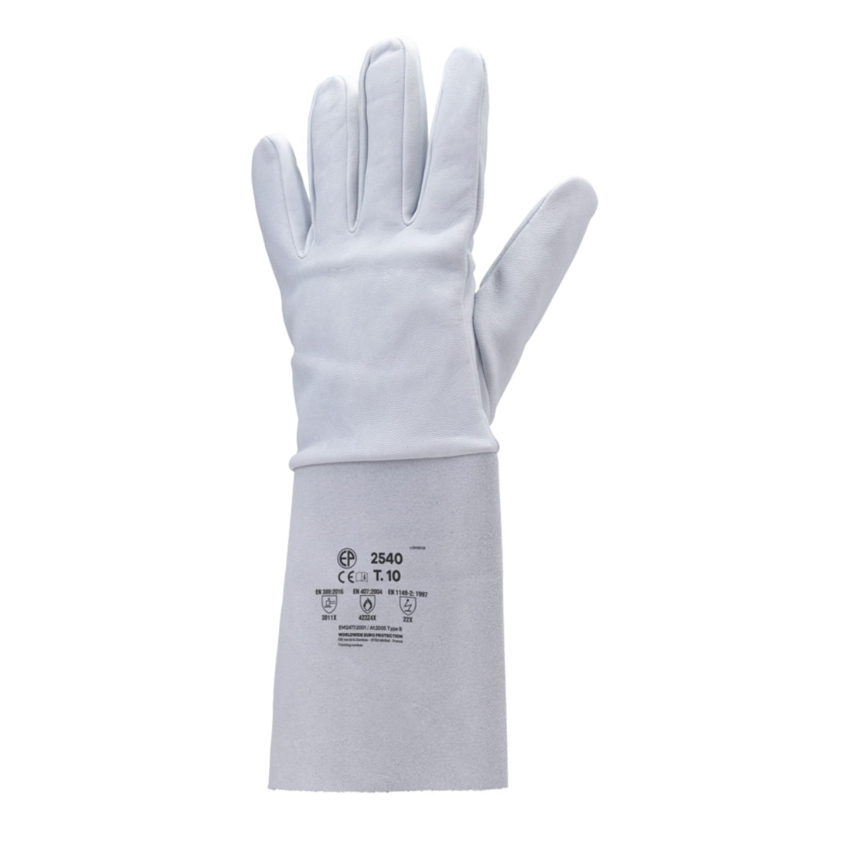 2540 Gants soudeur fleur agneau, manch.croûte Spécialités Soudure