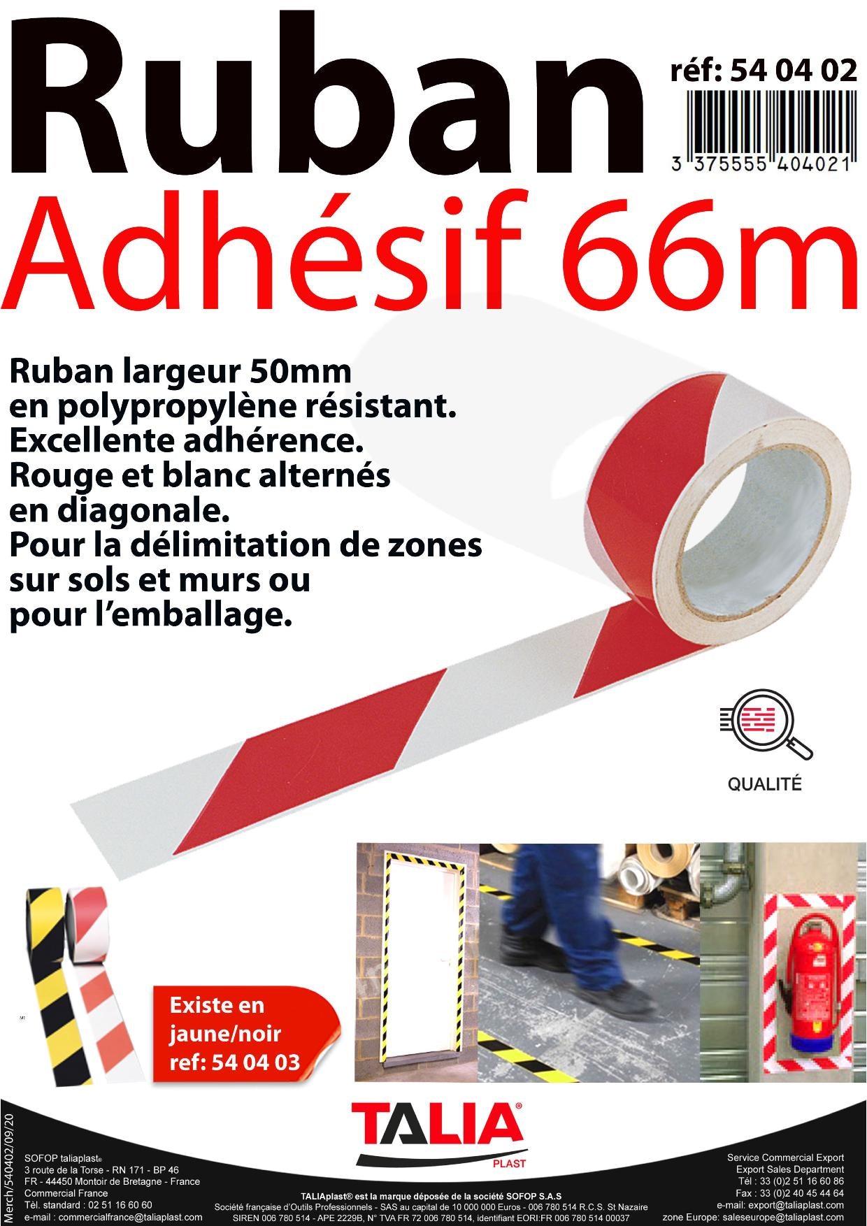 540402 RUBANS ADHÉSIFS