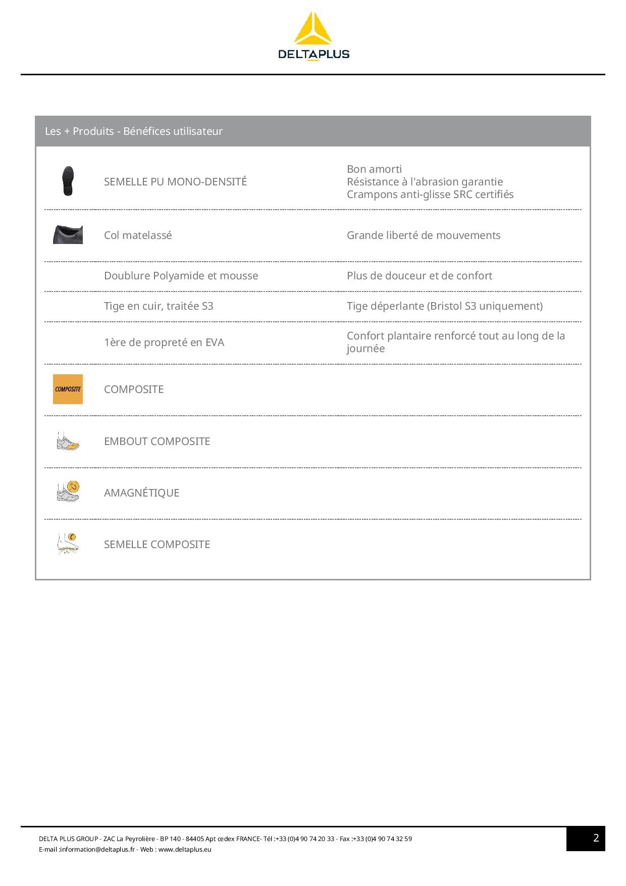 BRISTOL S3 SRC CHAUSSURE SECURITE DE VILLE