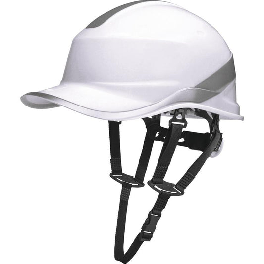 DIAMOND V UP CASQUE DE CHANTIER ABS STYLE CASQUETTE BASEBALL + JUGULAIRE - SERRAGE ROTOR