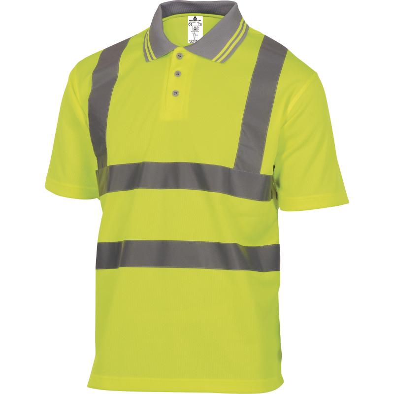 OFFSHORE POLO POLYESTER HAUTE VISIBILITÉ