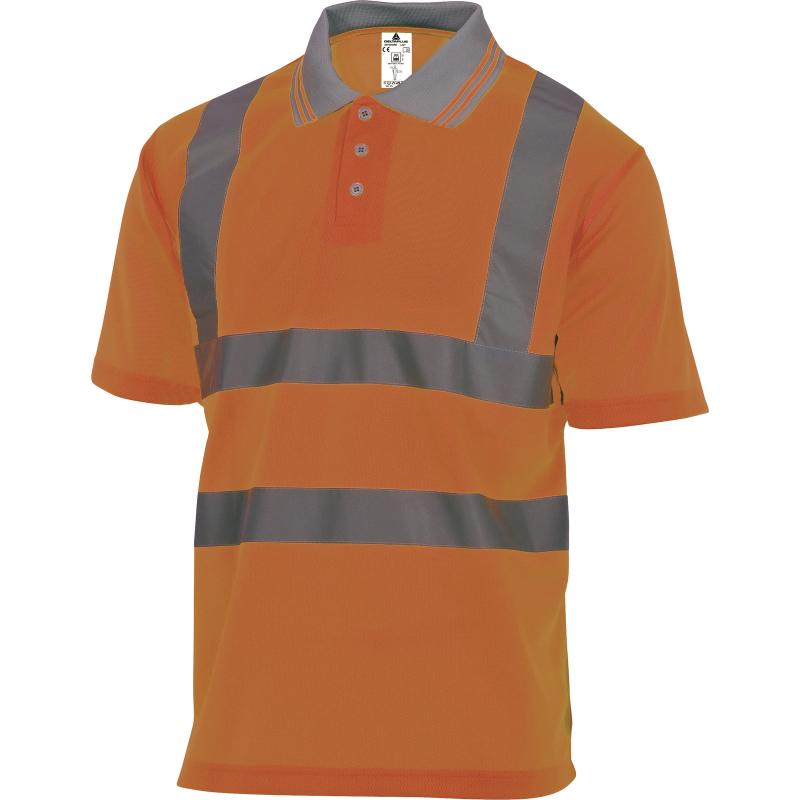 OFFSHORE POLO POLYESTER HAUTE VISIBILITÉ
