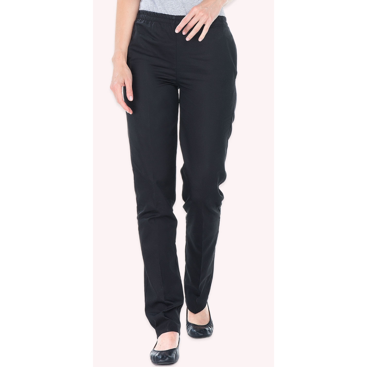 HAWAI - Pantalon noir 2 poches