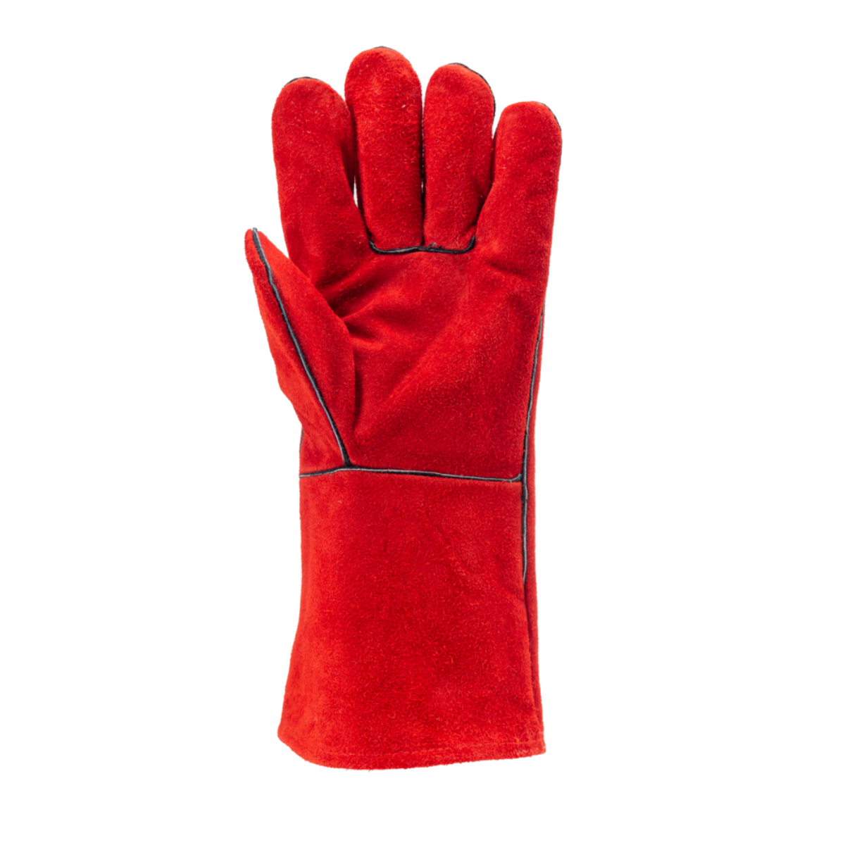 2631 Gants anti-chaleur crte vachette rouge doublé molleton  Spécialités Soudure