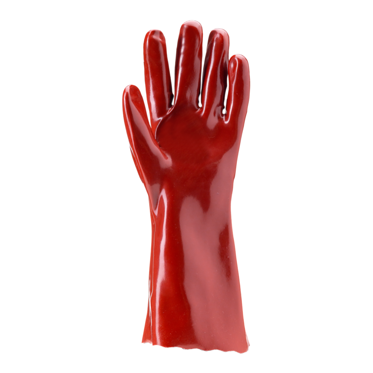 3636 Gants PVC rouge enduit 35 cm Actifresh Protection chimique