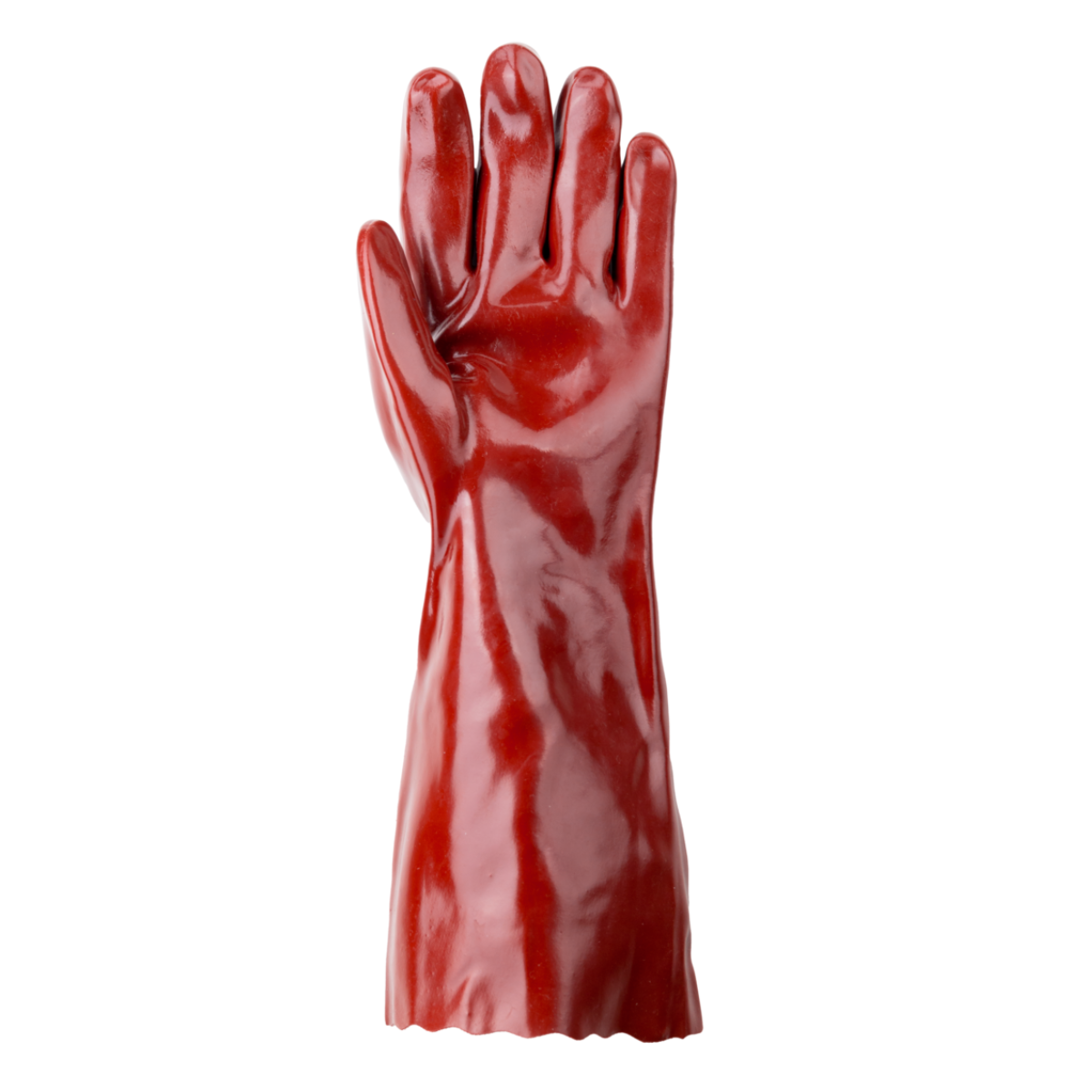 3640 Gants PVC rouge enduit 40 cm Protection chimique