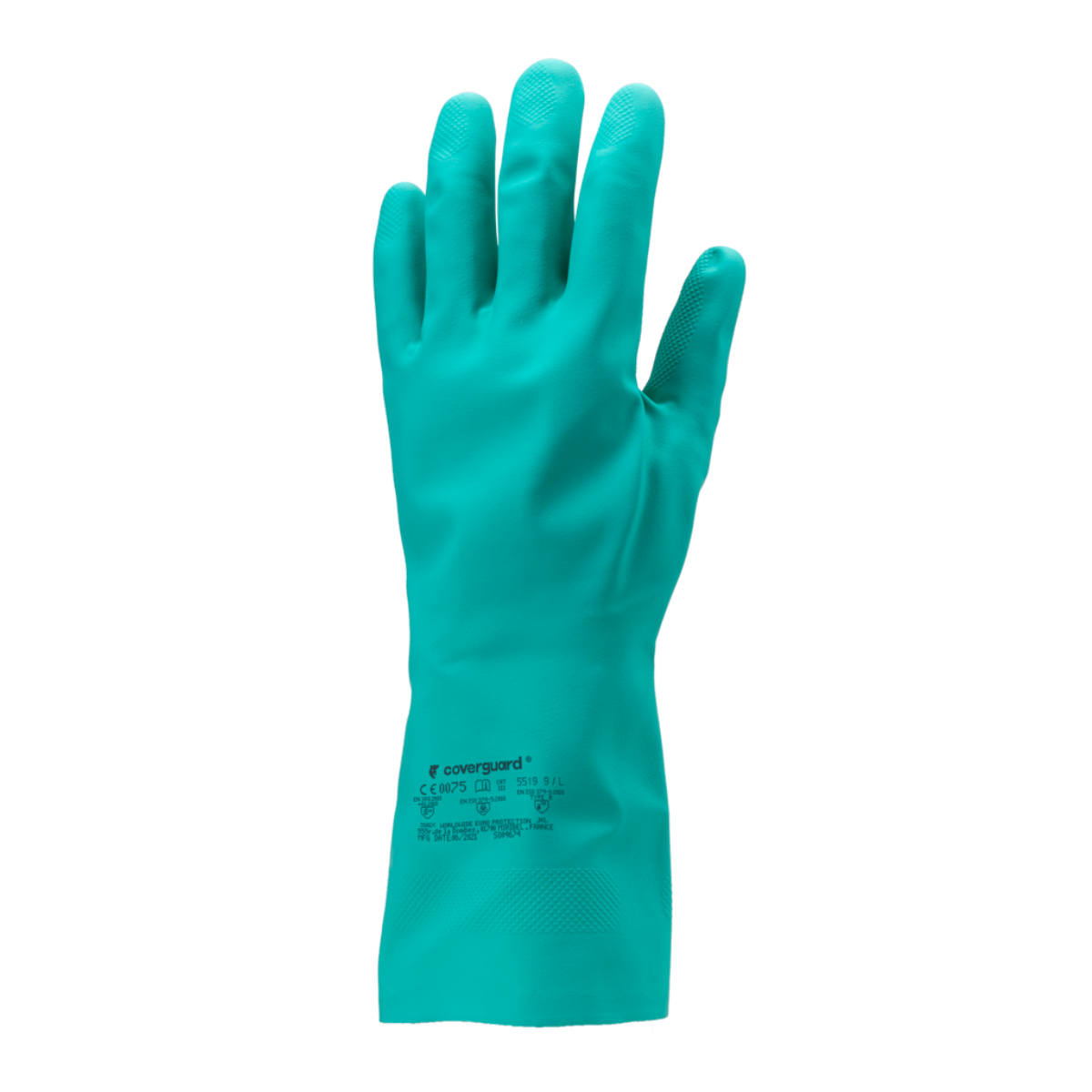 5520 Gants Nitrile 5520 vert, ép 0,38 mm  Protection chimique