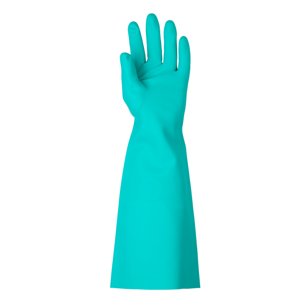 5540 GANT NITRILE LONGUE VERT  45 CM Protection chimique